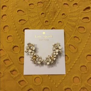 New Kate Spade pretty petals ear pin earrings